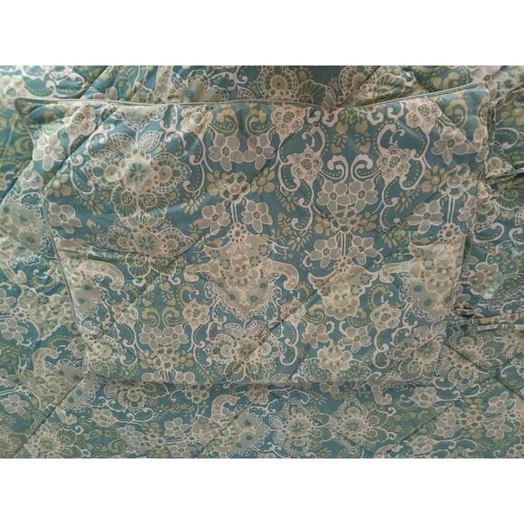 Pottery Barn Paisley Emma Full Queen Quilted Comforter 2 Standard Shams - Picture 7 of 12